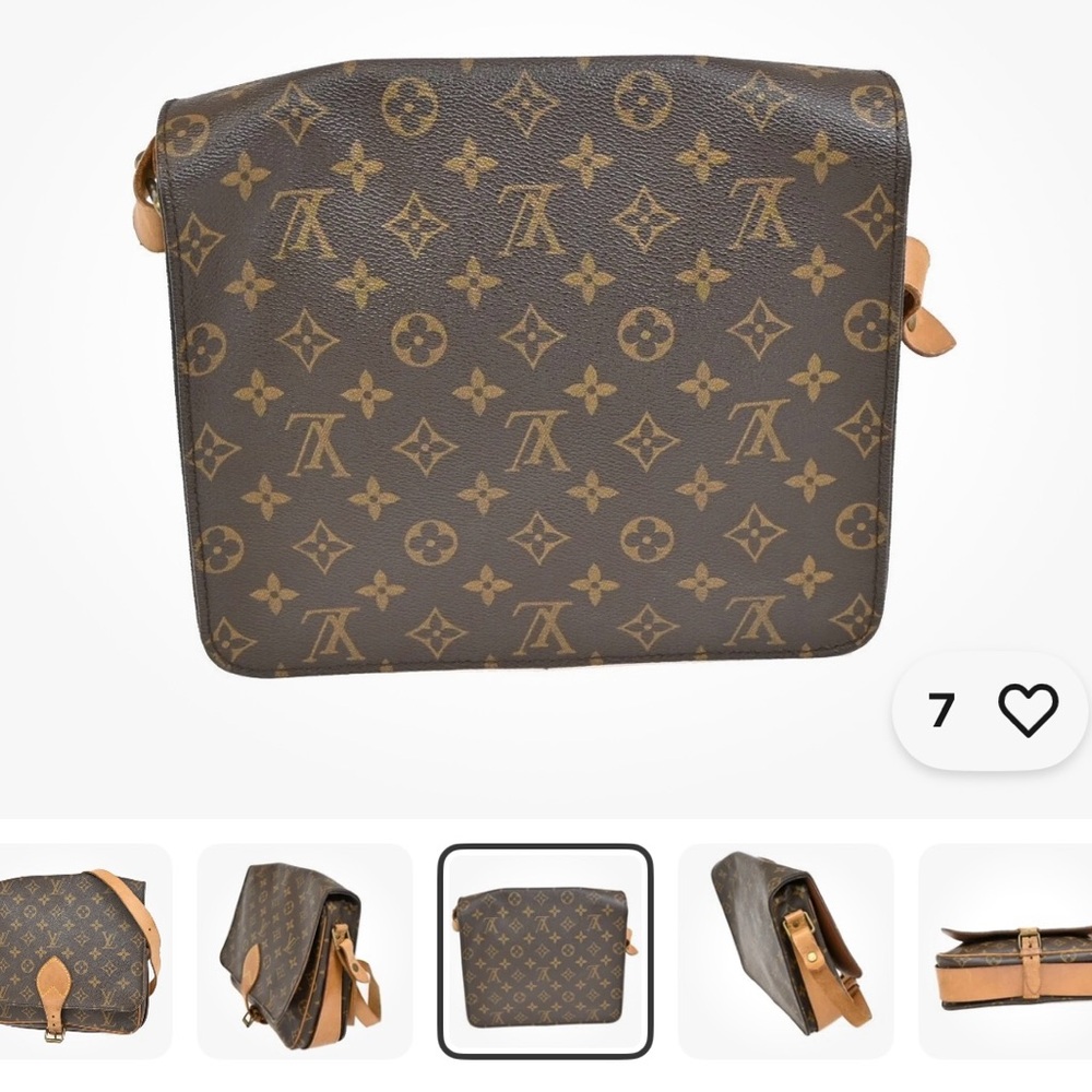 Louis Vuitton Brown Monogram Messenger Bag with Vachetta Leather - Picture 2 of 4